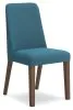Ashley Furniture D615-03 Lyncott - Dining Uph Side Chair (Set of 2) - Blue / Brown