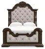 Ashley Furniture B947B2 Ashley Furniture B947B2 Maylee - Queen Upholstered Bed - Dark Brown