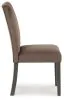 Ashley Furniture PCD581-01 Jeshina - Dining Upholstered Side Chair (Set of 2) - Mocha