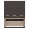 Samuel Lawrence Furniture S496-YBR-13 River Creek - Twin Bed with Bookcase Headboard and Trundle - River Birch Brown