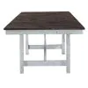 Liberty Furniture 139WH-T4002 Farmhouse - Trestle Table - Two Tone White / Wood Tone