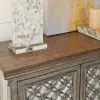 Liberty Furniture 2012-AC7236 Westridge - 4 Door Accent Cabinet - Light Brown