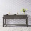 Liberty Furniture 406-OT7837 Modern Farmhouse - Console Bar Table - Dark Gray