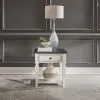 Liberty Furniture 417-OT1020 Allyson Park - Drawer End Table - Wirebrushed White / Charcoal