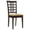 CoasterEveryday 190822 Kelso - Lattice Back Dining Side Chair (Set of 2) - Cappuccino