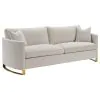 CoasterElevations 508821-S2 Corliss - 2 Piece Upholstered Arched Arm Sofa Set - Beige