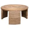 Coaster Fine Furniture 708508 Artina - Woven Rattan Round Coffee Table - Natural