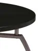 Coaster Fine Furniture 722208-S2 Dacre - 2 Piece Round Coffee And End Table Set - Dark Charcoal