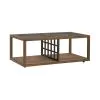 Liberty Furniture 525-OT1010 Bayhill Trellis - Cocktail Table - Honey / Black Metal Accents