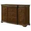 Coaster Fine Furniture 205303 Garland - 11-Drawer Bedroom Dresser Cabinet - Brown Cherry