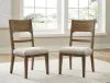 Ashley Furniture D974/35/01(2)/00 Cabalynn - 6 Pc. - Dining Room Table, 4 Side Chairs, Bench -  Oatmeal / Light Brown