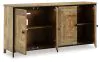 Ashley Furniture A4000581 Camney - Accent Cabinet - Brown / Black