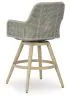 Ashley Furniture P798-130 Seton Creek - Barstool With Cushion (Set of 2) - Beige / Gray