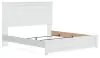 Ashley Furniture B139B47 Bostwick Shoals - King Panel Bed With Framed Footboard - White