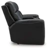 Ashley Furniture PCU1090218 Ashley Furniture PCU1090218 5Z-Comfort - Power Reclining Loveseat / Console / Adjustable Headrest - Onyx