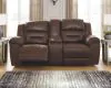 Ashley Furniture 39904/88/94 Stoneland - 2 Pc. - Reclining Sofa, Loveseat - Chocolate
