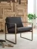 Ashley Furniture A3000763 Bradett - Accent Chair - Dark Brown / Gold Finish