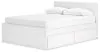 Ashley Furniture EB9630B16 Ashley Furniture EB9630B16 Onita - Queen Panel Platform Bed With 2 Side Storage - White