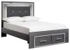 Ashley Furniture B214B5 Ashley Furniture B214B5 Lodanna - Full Panel Bed With Storage - Gray