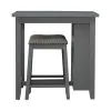 Liberty Furniture 942-CD-3CTS Liberty Furniture 942-CD-3CTS Brook Creek - 3 Piece Counter Set - Gray