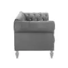 New Classic UKD13-30-GRYC Emma Crystal - Sofa - Gray