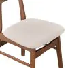 New Classic D331-20-NAT New Classic D331-20-NAT Morocco - Dining Chair With Natural Seat Cushion (Set of 2) - Brown