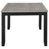 Coaster Fine Furniture 121221-S7 Elodie - 7 Piece Rectangular Extension Leaf Dining Set - Black