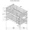 CoasterEveryday 460244N Chapman - Wood Twin Over Twin Bunk Bed - White