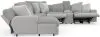 Jackson Furniture Industries 619/34/37/38/39/35/32-18 Jackson Furniture Industries 619/34/37/38/39/35/32-18 Abraxas - 6 Piece Power Reclining Sectional With Lay-Back Chaise And 2 Reclining Seats (LSF Chaise) - Moonstruck
