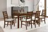 New Classic 40-D1652B-D6C New Classic 40-D1652B-D6C Pascal - Rectangle Dining Table & 6 Chairs - Walnut
