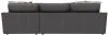 Jackson Furniture Industries 5045/63/76/28-28 Jackson Furniture Industries 5045/63/76/28-28 Minori - Italian Leather 2 Piece Sofa / Chaise With RSF Chaise And Cocktail Ottoman - Steel