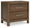 Ashley Furniture B974-92 Cabalynn - Two Drawer Night Stand - Light Brown
