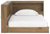 Ashley Furniture EB1866B4 Deanlow - Twin Bookcase Storage Bed - Honey