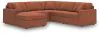 Ashley Furniture 92102S67 Ashley Furniture 92102S67 Modmax - 5-Piece Sectional With Laf Corner Chaise, With Raf Corner Chair - Spice
