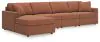 Ashley Furniture 92102S26 Ashley Furniture 92102S26 Modmax - 4-Piece Sectional With Laf Corner Chaise - Spice