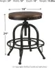 Ashley Furniture D546/13/224(4)/60 Ashley Furniture D546/13/224(4)/60 Valebeck - 6 Pc. - Counter Table, 4 Barstools, Server - White