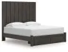 Ashley Furniture PCB3370B9 Fraluna - King Panel Storage Bed - Charcoal