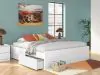 Ashley Furniture EB9630B18 Ashley Furniture EB9630B18 Onita - King Platform Bed With 2 Side Storage - White
