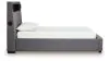 Ashley Furniture PCB2721B23 Ashley Furniture PCB2721B23 Verishaw - Twin Upholstered Bed With Wireless Audio - Gray