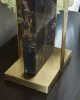 Ashley Furniture L428984 Neonish - Marble Table Lamp - Black / Gold Finish