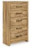 Ashley Furniture PCB1580-46 Maystonna - Five Drawer Chest - Brown