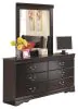 Ashley Furniture B128B1 Huey Vineyard - Dresser, Mirror - Black