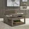 Liberty Furniture 172-OT-O3PCS Parkland Falls - 3 Piece Table Set (1 Lift Top Cocktail Table 2 End Tables) - Weathered Taupe