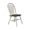 Liberty Furniture 186W-C1000S Liberty Furniture 186W-C1000S Carolina Crossing - Windsor Side Chair - White / Antique Honey