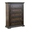 Liberty Furniture 361-BR-KPBDMCN Liberty Furniture 361-BR-KPBDMCN Big Valley - 5 Piece Bedroom Set (King Panel Bed, Dresser & Mirror, Chest, Nightstand) - Brownstone