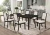 CoasterEveryday 101561 Louise - Rectangular Extension Leaf Dining Table - Black