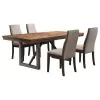 CoasterEssence 106581-S5G Spring Creek - 5 Piece Rectangular Dining Table Set - Taupe