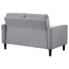 Coaster Fine Furniture 506782 Bowen - Upholstered Track Arm Tufted Loveseat - Gray