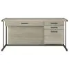 CoasterEssence 805881 Loomis - 4-Drawer Computer Desk - Whitewashed Gray