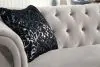Furniture of America SM2261-PK Rotterdam - Sectional - Warm Gray / Black / Silver